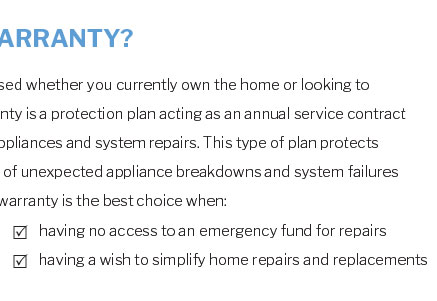 home warranty levy